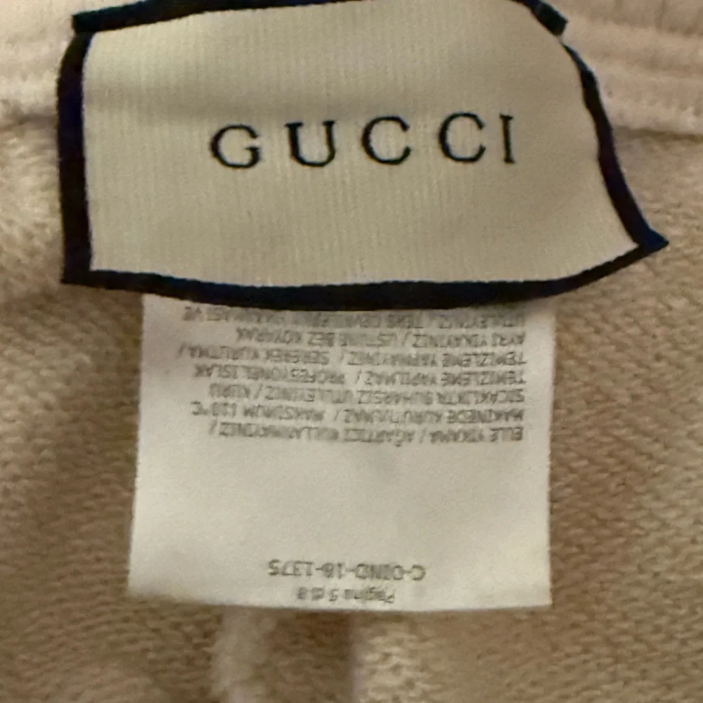 Gucci Beige Joggers with Red Branding - Picture 5 of 8